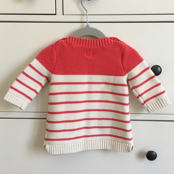 Gap Striped Garter Sweater Dress | 3-6 M | EUC - Picture 2 of 5